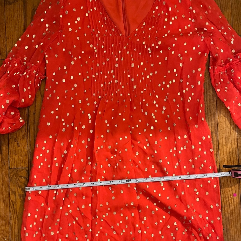 Lily Pulitzer Women's Red Polka Dot Top Size 10 - Picture 10 of 17